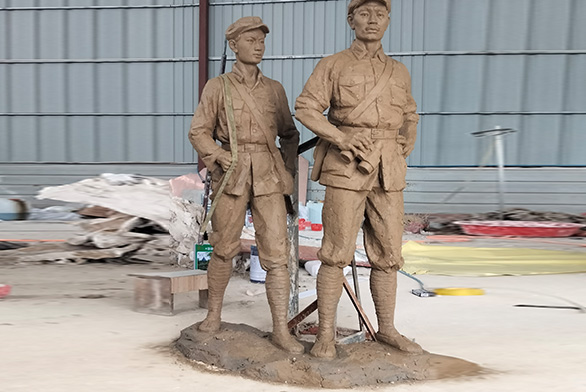 武夷山红军博物馆人物雕塑