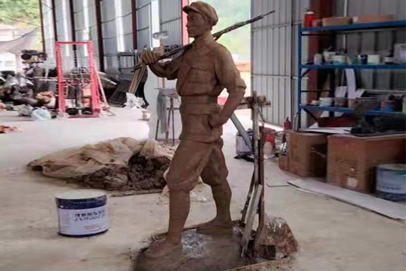 武夷山红军博物馆人物雕塑